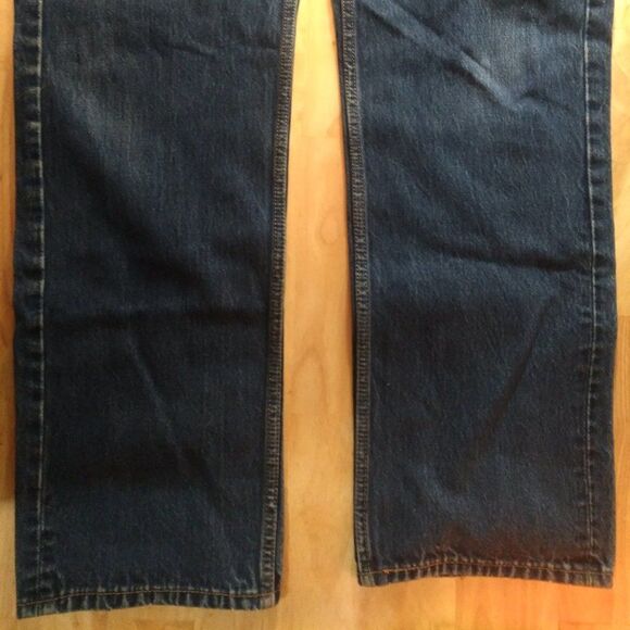 Levi's 505 Denim Blue Jeans 38x34 - Picture 4 of 7